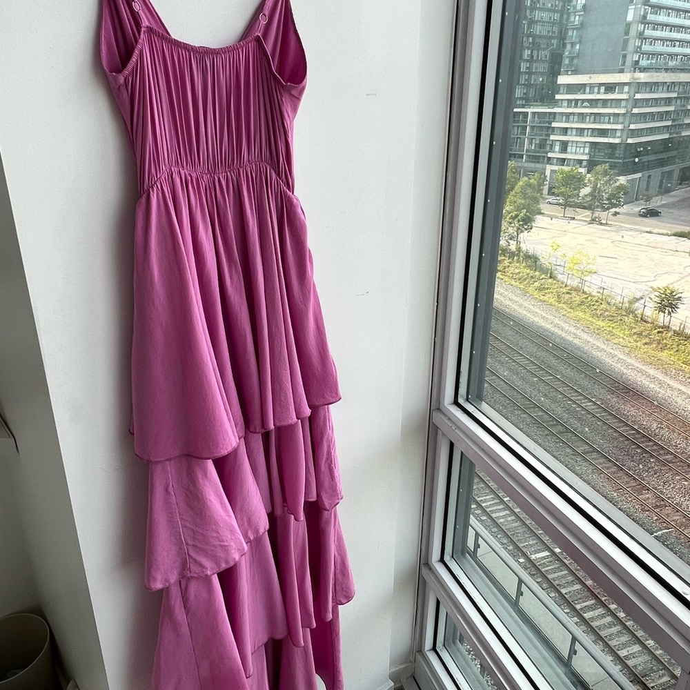 DIXIE Pink Ruffle Dress - Picture 5 of 7